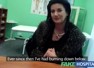 Leggy MILF is having sex with a horny doc